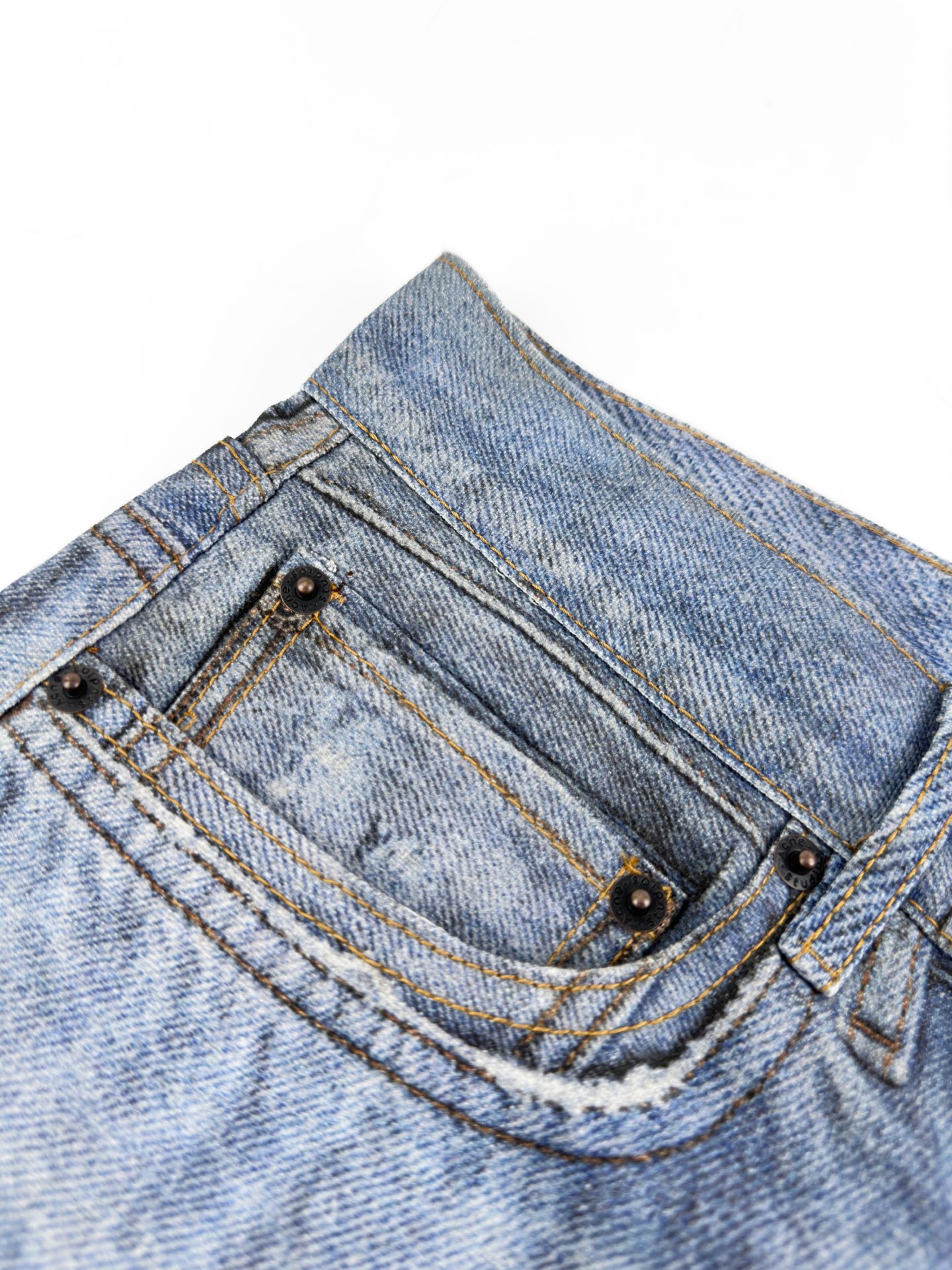 Acne Studios Acne Studios 错视条纹印花牛仔裤