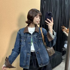 LOUIS VUITTON 皮革细节牛仔夹克 定制典藏酵染靛岚丹宁 挺括有型 舒适贴肤 天然靛蓝层层晕染 雾感哑光蓝调藏 LOUIS VUITTON 皮革细节牛仔夹克 定制典藏酵染靛岚丹宁 挺括有型 舒适贴肤 天然靛蓝层层晕染 雾感哑光蓝调藏