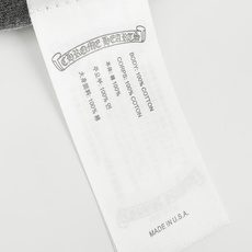 Chrome Hearts 徽标刺绣长袖 定制云柔桑丝棉混纺针织 软糯顺滑 舒适亲肤 花炭麻灰衣身糅合曜黑插肩袖 明暗撞 Chrome Hearts 徽标刺绣长袖 定制云柔桑丝棉混纺针织 软糯顺滑 舒适亲肤 花炭麻灰衣身糅合曜黑插肩袖 明暗撞