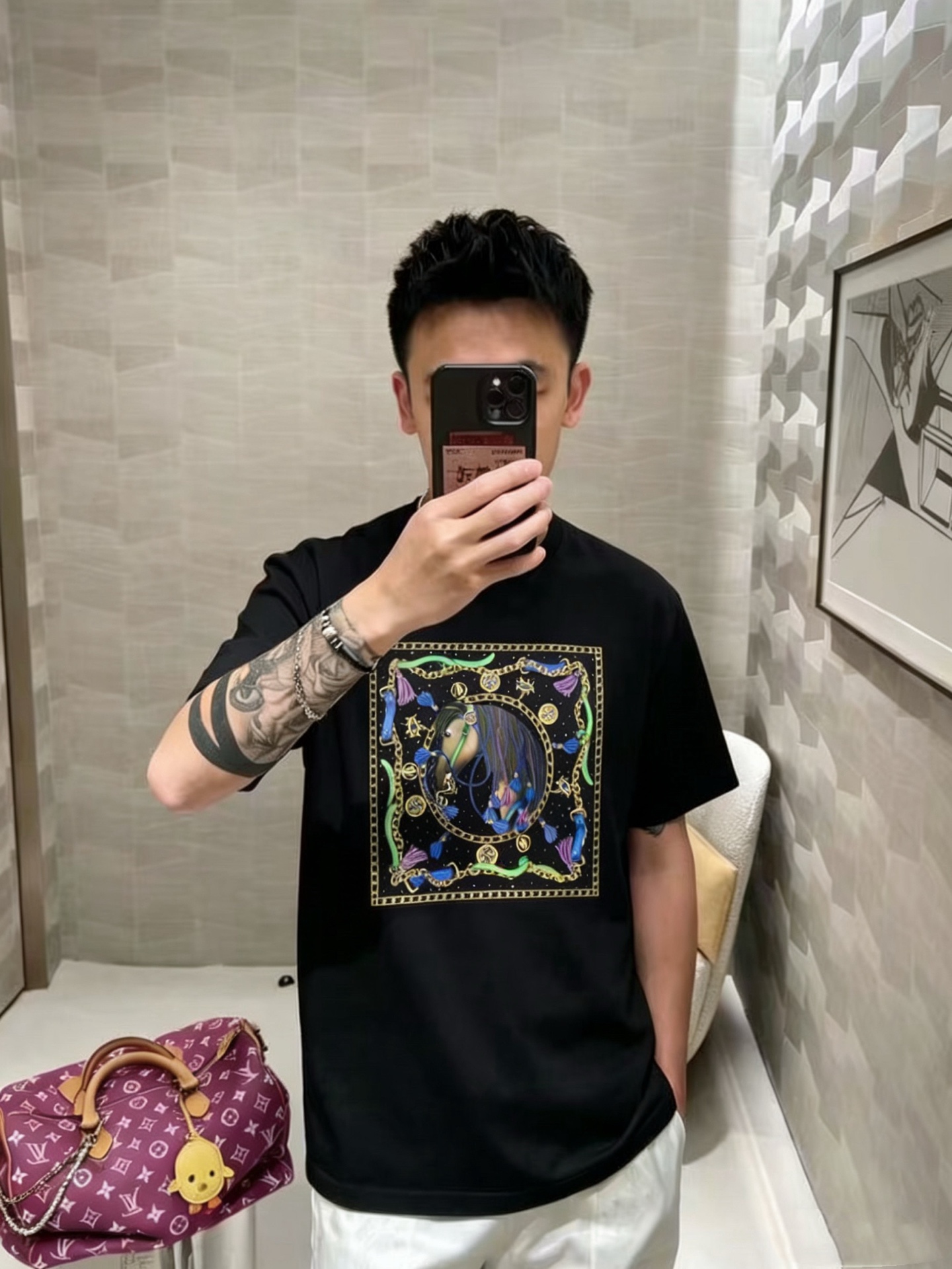 NO:918497,Hermes/Hermès 2026 spring and summer new products, complete with three labels, mercerized cotton, short-sleeved T-shirt, good product without too much introduction, look at the details, counter size M-XXXL 175/140, recommended L,, hermes, hermes, T-shirt, tees, t-shirt,19860909Hermes/爱马仕 2026春夏新品 三标齐全 丝光棉 短袖T恤 好货不用过多介绍 看细节 专柜码数M-XXXL 175/140建议L,,hermes,hermes,T-shirt,tees，t-shirt,,Men's clothing