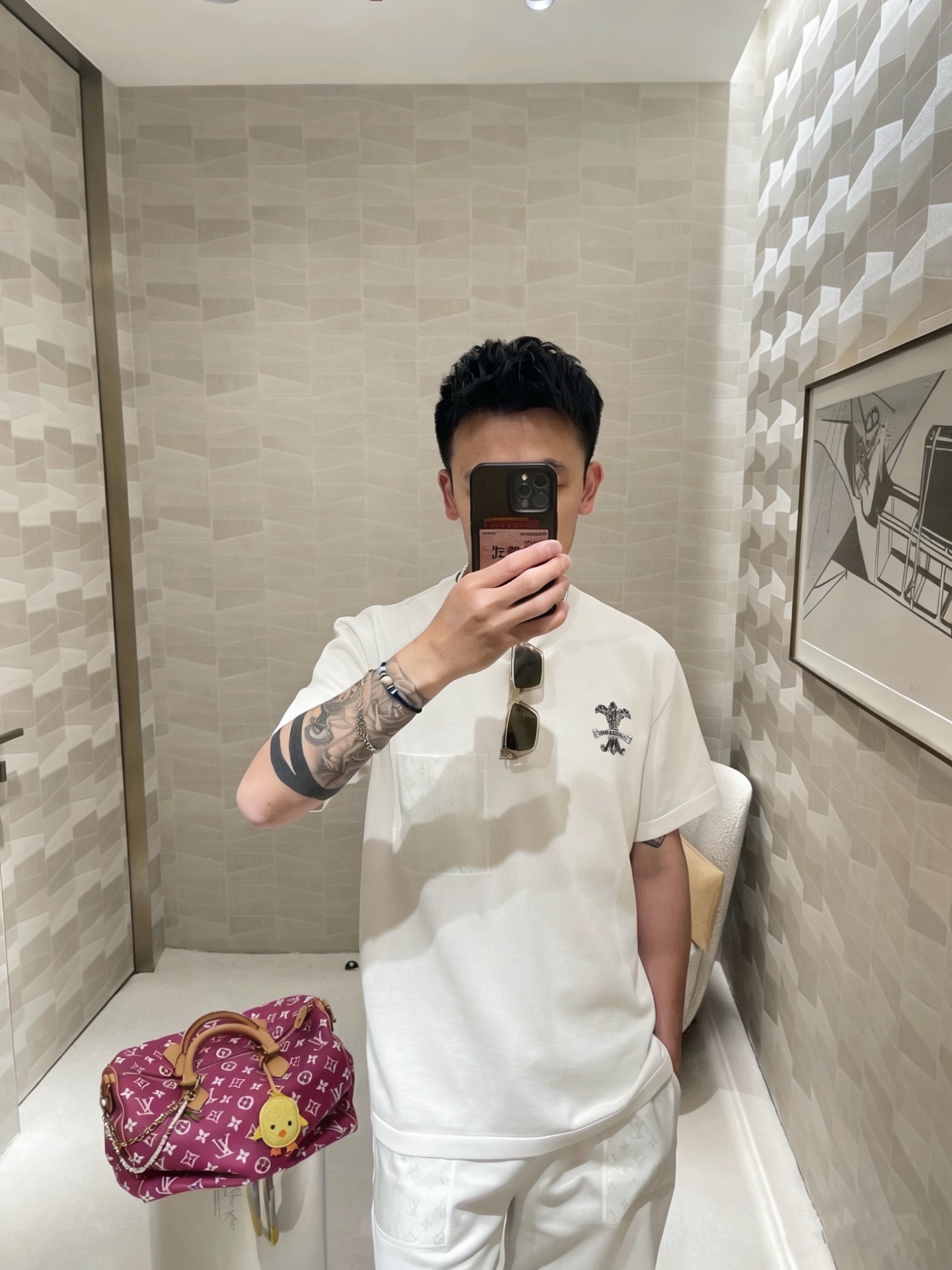 NO:918510,Ch/Chrome Hearts 2025 spring and summer new products, complete with three labels, round neck mercerized cotton short-sleeved T-shirt, good product without too much introduction, look at the details, counter size M-XXXL 175/140, recommended L,, chrome hearts, T-shirt, tees, t-shirt,19860909Ch/克罗心 2025春夏新品 三标齐全 圆领丝光棉短袖T恤 好货不用过多介绍 看细节 专柜码数M-XXXL 175/140建议L,,chrome hearts,T-shirt,tees，t-shirt,,Men's clothing