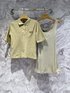 Unsurpassed Quality Prada Clothing Polo Shirts & Blouses Green Khaki Cotton Spring Collection Casual