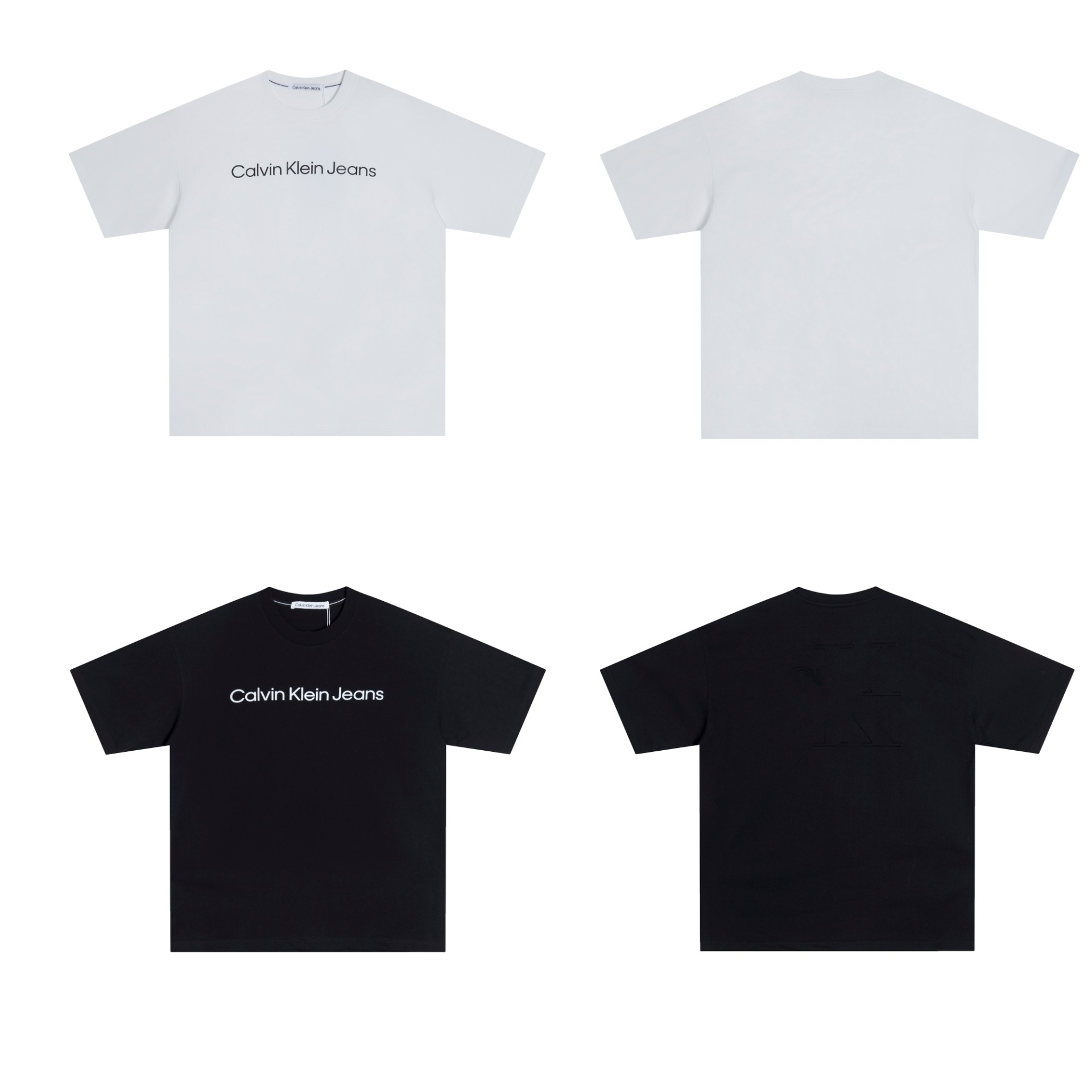 Calvin klein 26ss CK logo 短袖 CKass*春夏款 字母印花个性logo 270G 双纱纯棉面料 短袖T恤