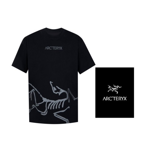 Arc'teryx 2024FW Short Sleeve T-Shirt Bird Logo Print Heavyweight Fabric 1 Arc'teryx 2024FW Short Sleeve T-Shirt Bird Logo Print Heavyweight Fabric