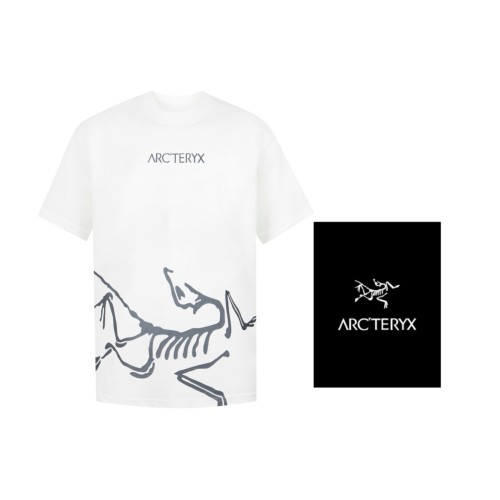 Arc'teryx 2024FW Short Sleeve T-Shirt Bird Letter Logo Print High-end Fabric