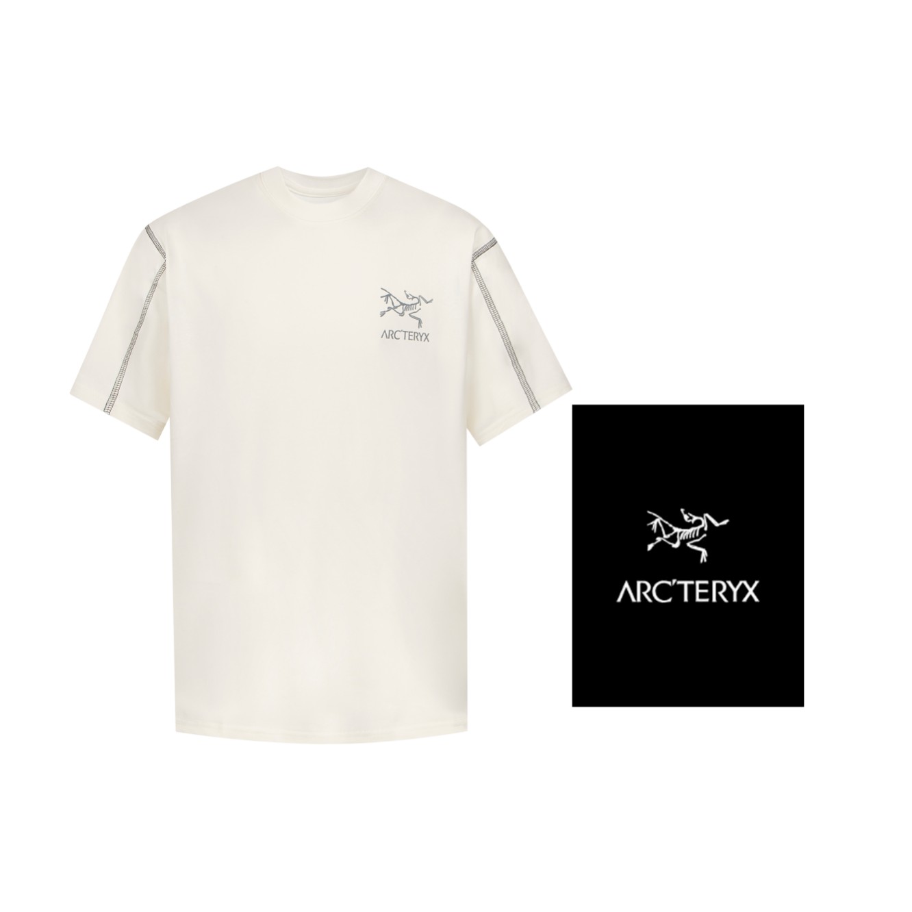 2024FW Ayc Teryx Short Sleeve T-Shirt with Bird Logo: High-End Fabric Options.