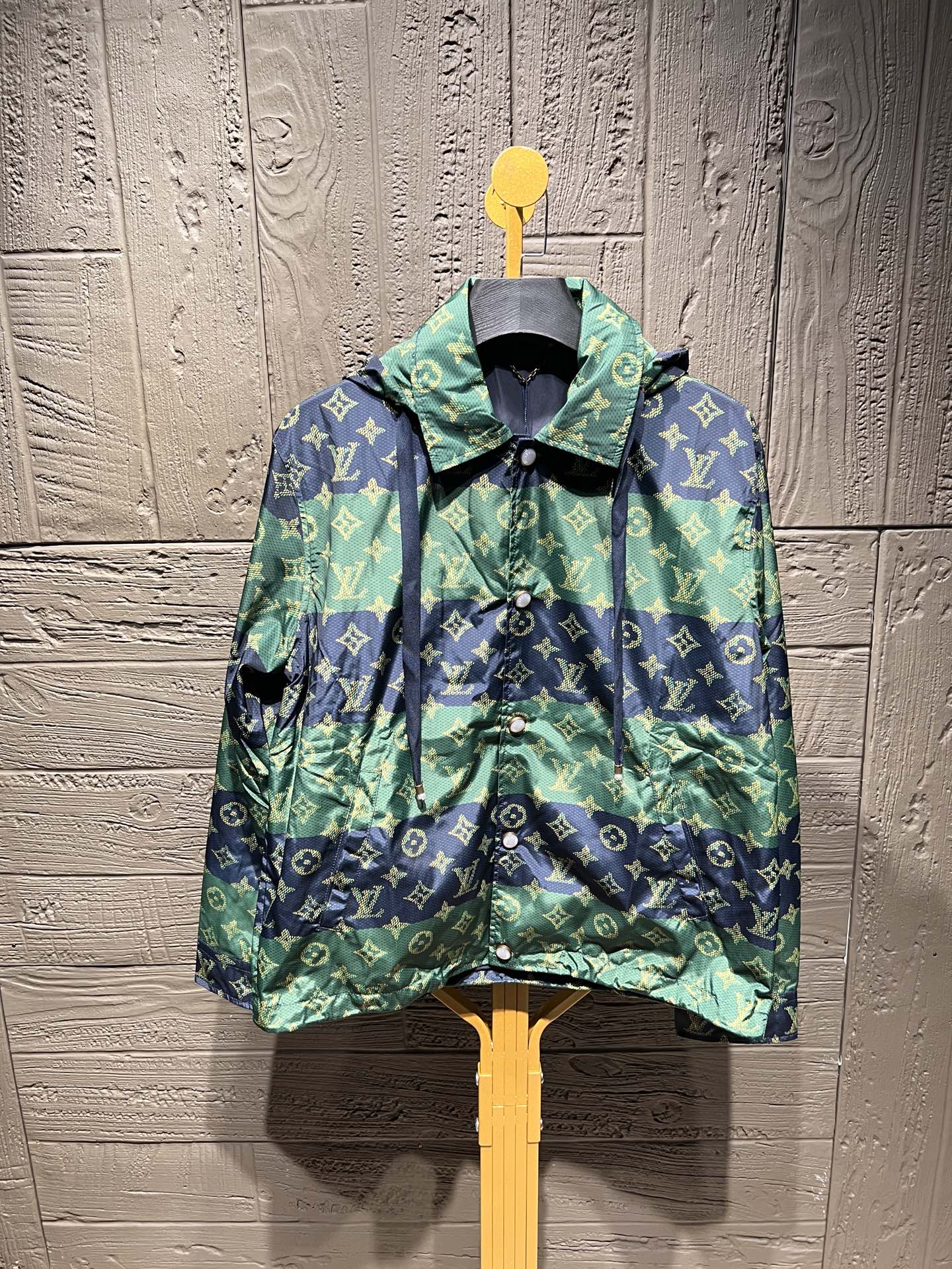 Louis Vuitton Monogram Heritage Printed Hooded Coach Jacket - Spring/Summer 2025