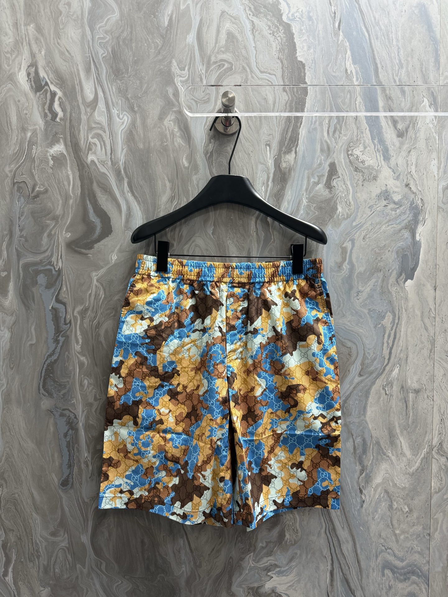 @175 Gucc1 26 Nuevos pantalones cortos hawaianos dopamina de primavera-verano, versión alta. Talla: S.M.L.XL