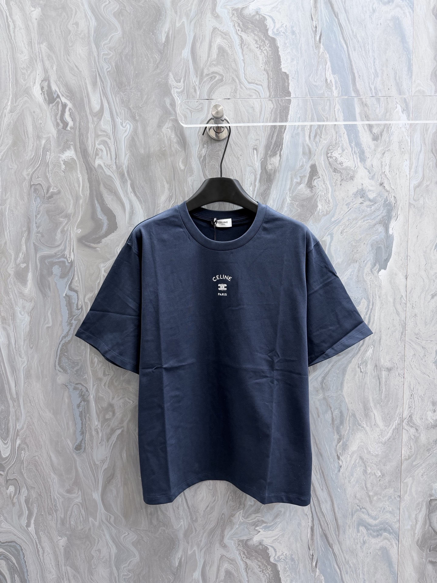 @100CEL1NE 26 colección primavera-verano nuevo modelo arco de triunfo letras bordado camiseta manga corta Tallas: S.M.L