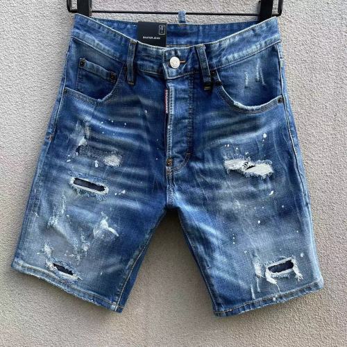 Dsquared2 شورت جينز رجالي ممزق ومصبوغ، مقاسات متنوعة، قطعة أساسية وعصرية 1 Dsquared2 شورت جينز رجالي ممزق ومصبوغ، مقاسات متنوعة، قطعة أساسية وعصرية