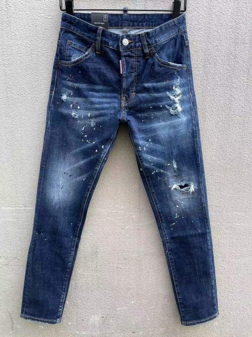 Dsquared2 Distressed Slim Fit Jeans - Summer Collection - Sizes 44-54 Available 1 Dsquared2 Distressed Slim Fit Jeans - Summer Collection - Sizes 44-54 Available