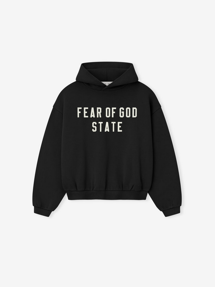 Nuevo, stock completo ❤️‍🔥 6701# FO ESS Sudadera con capucha y logo de letras, Negro verdoso oscuro, Tallas …