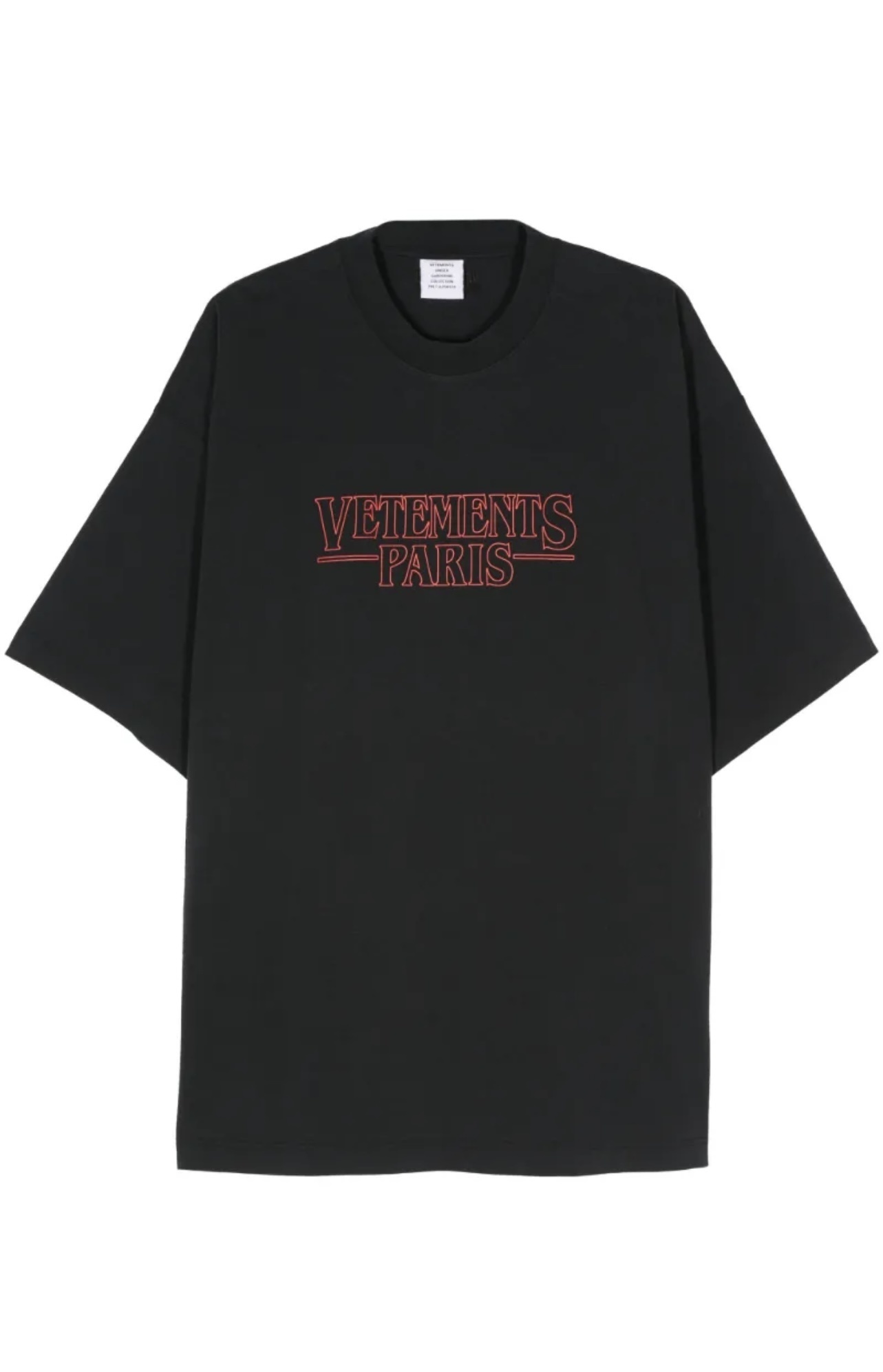 Nuevo modelo, stock completo 🧨🧨 V5207# estilo VTM, camiseta de manga corta con logo y eslogan calado, negro…
