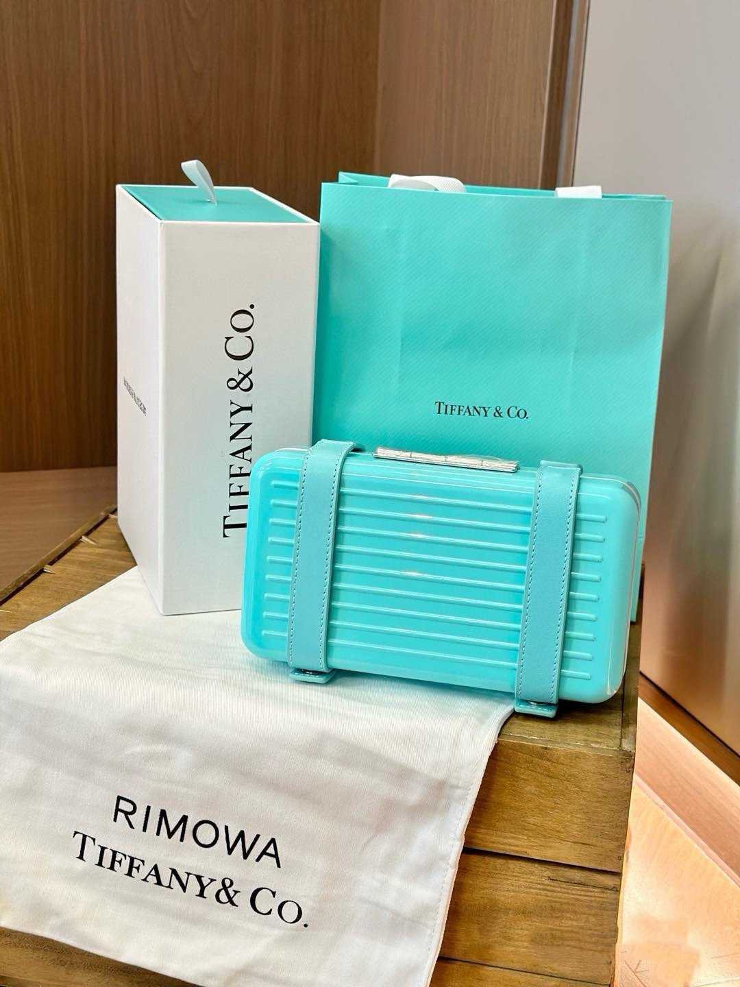 RIMOWA Zmova Tiffany. We’ll take the jewelry box. Dimensions: 20*11*6 cm - 图片 3