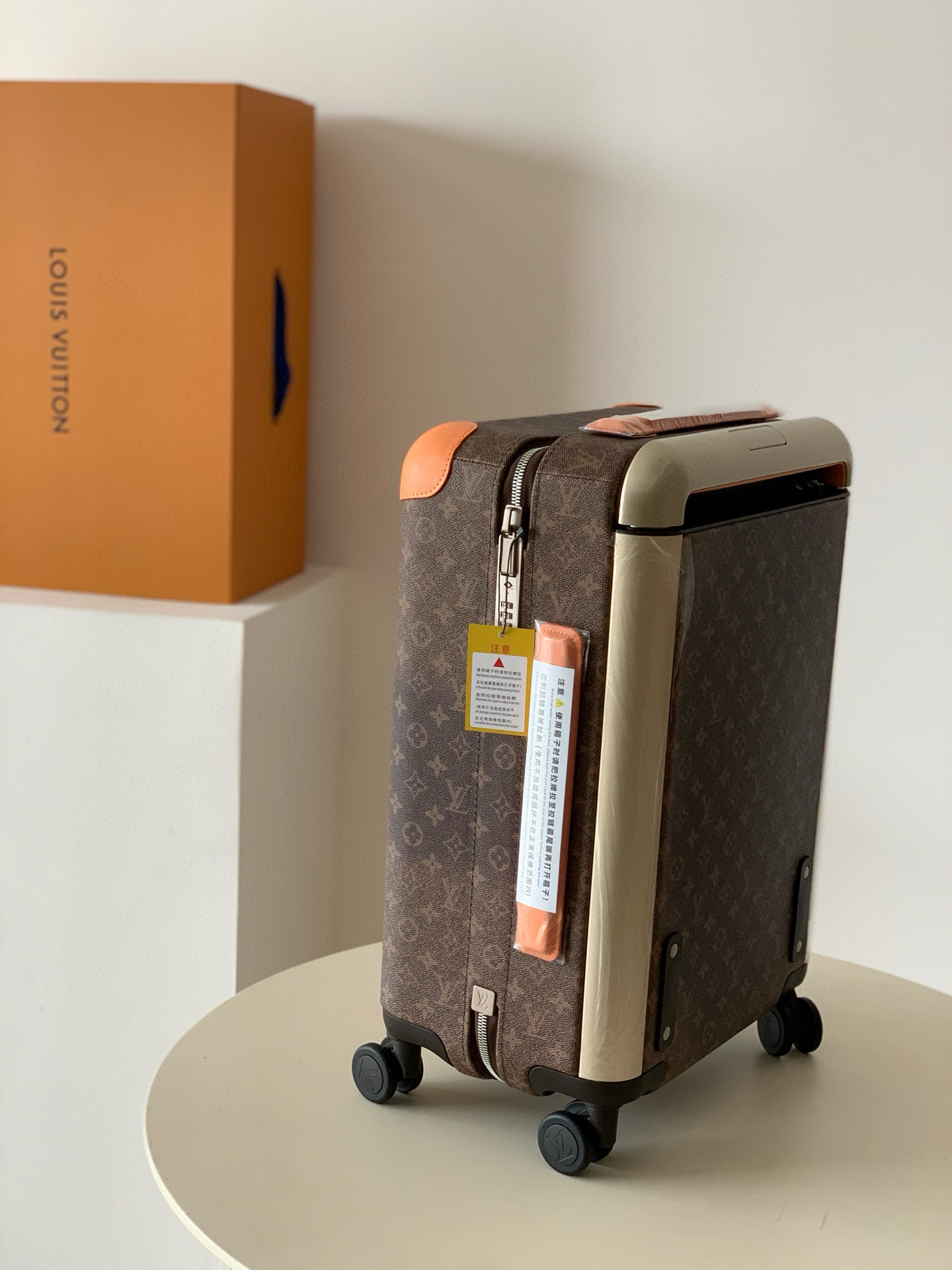 Luxury Travel Set: Louis Vuitton Chamskin Luggage with Custom Locks and Aluminum Band-Aid - 图片 2
