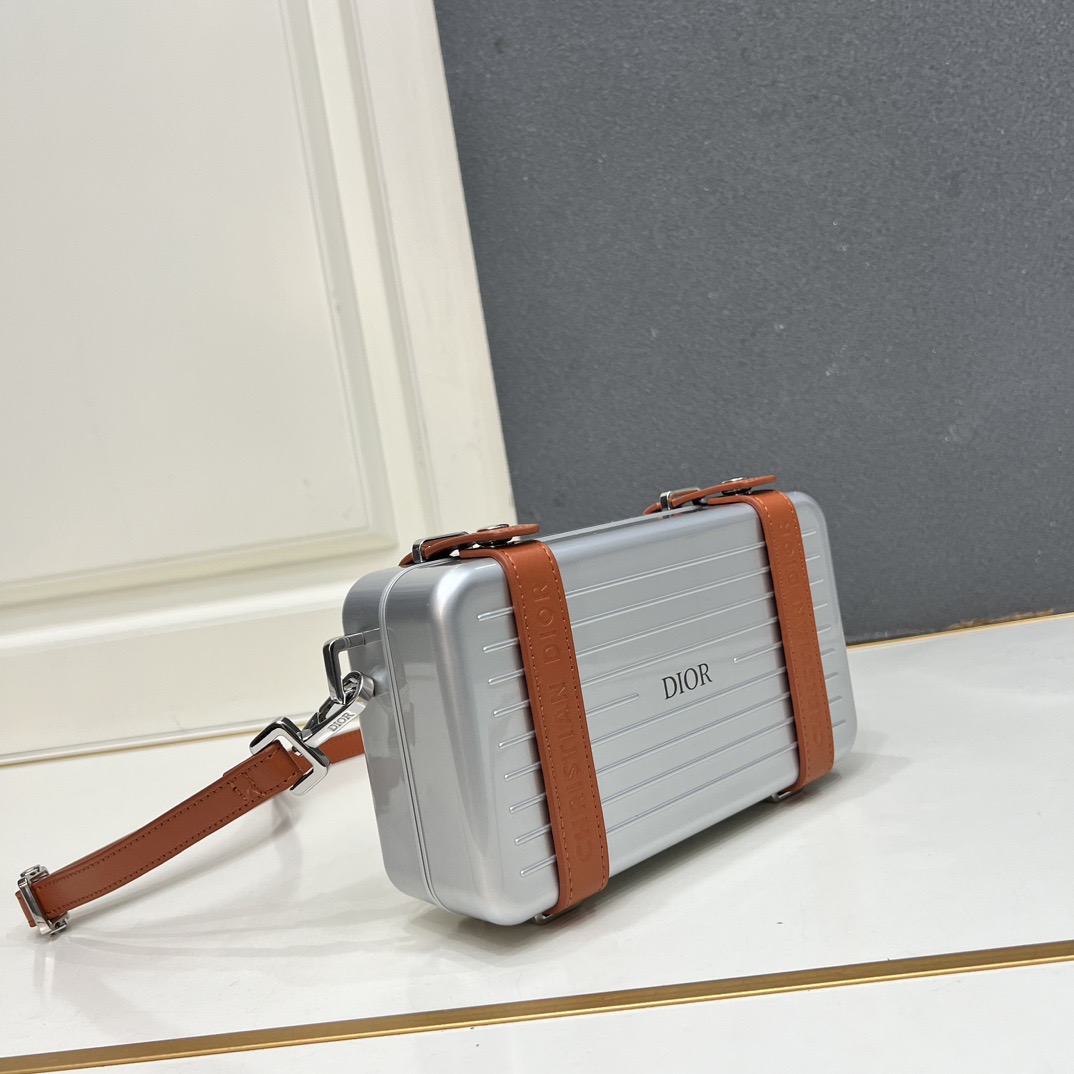 Dior messenger Silver 13x20x6cm crossbody