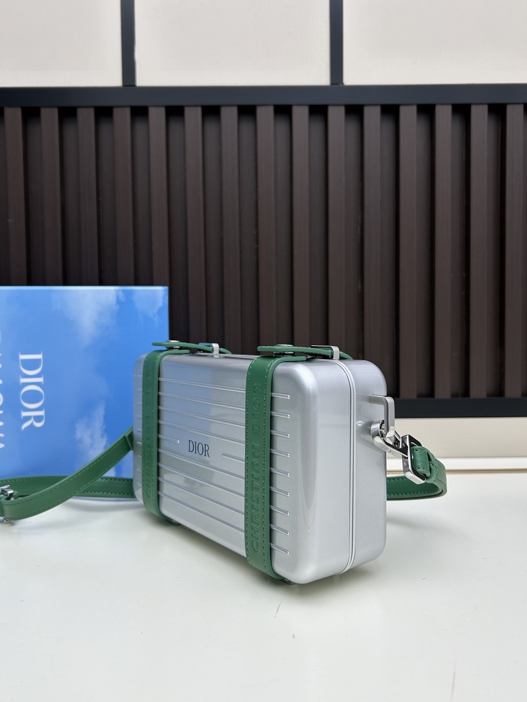 Dior messenger Silver Green crossbody