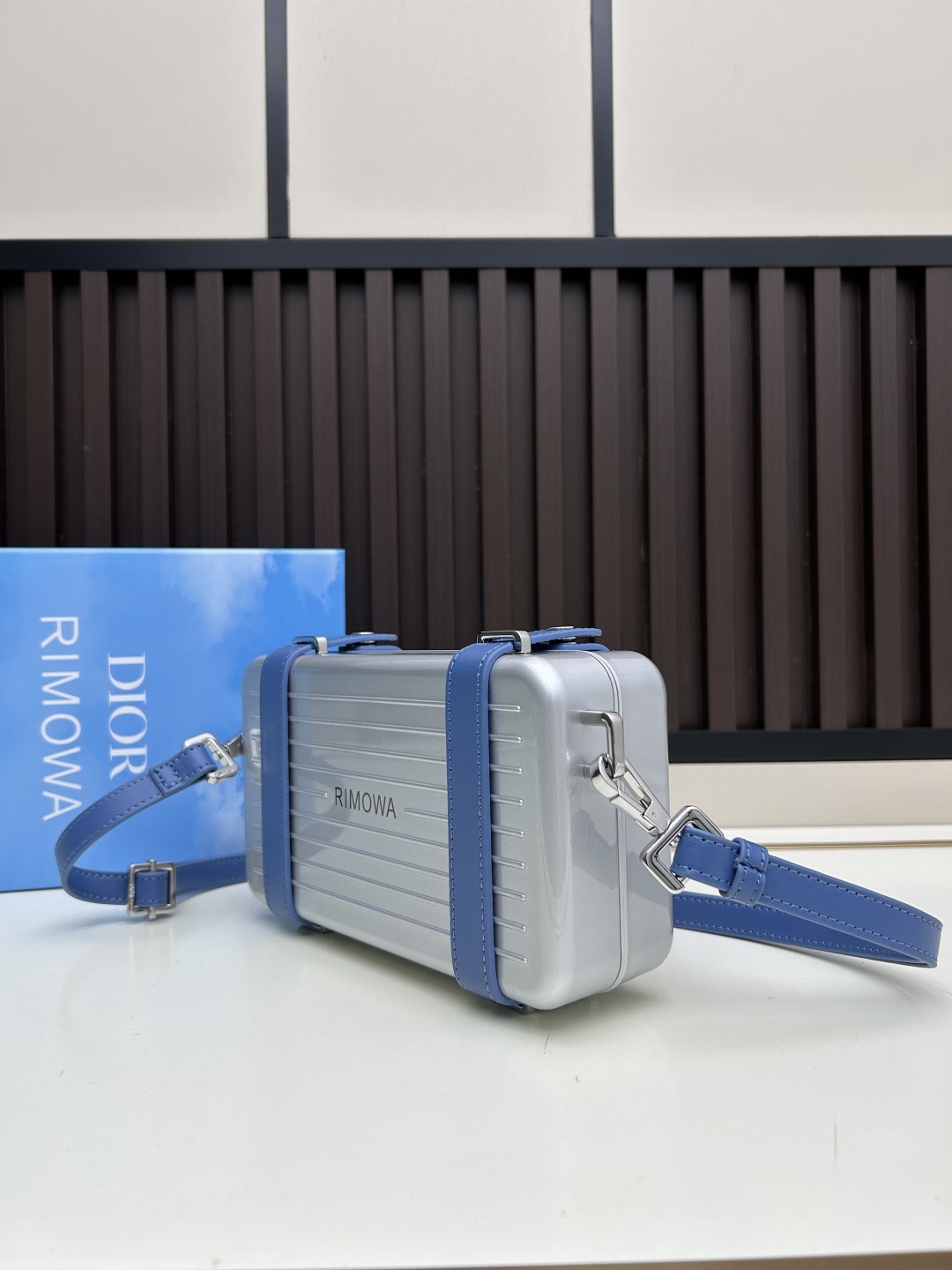 Dior messenger Silver Blue crossbody