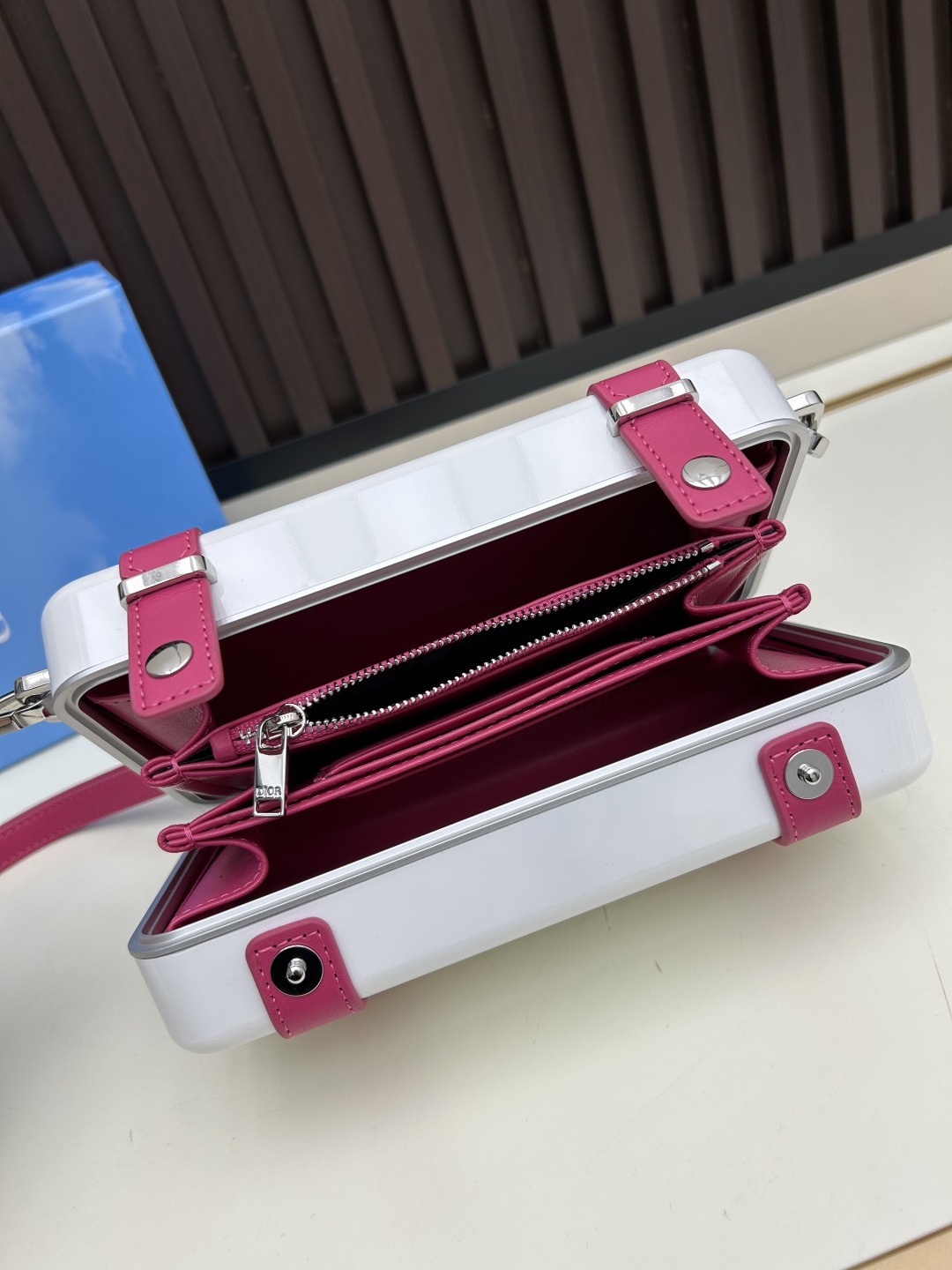 Dior Rimowa White and Pink Standard crossbody