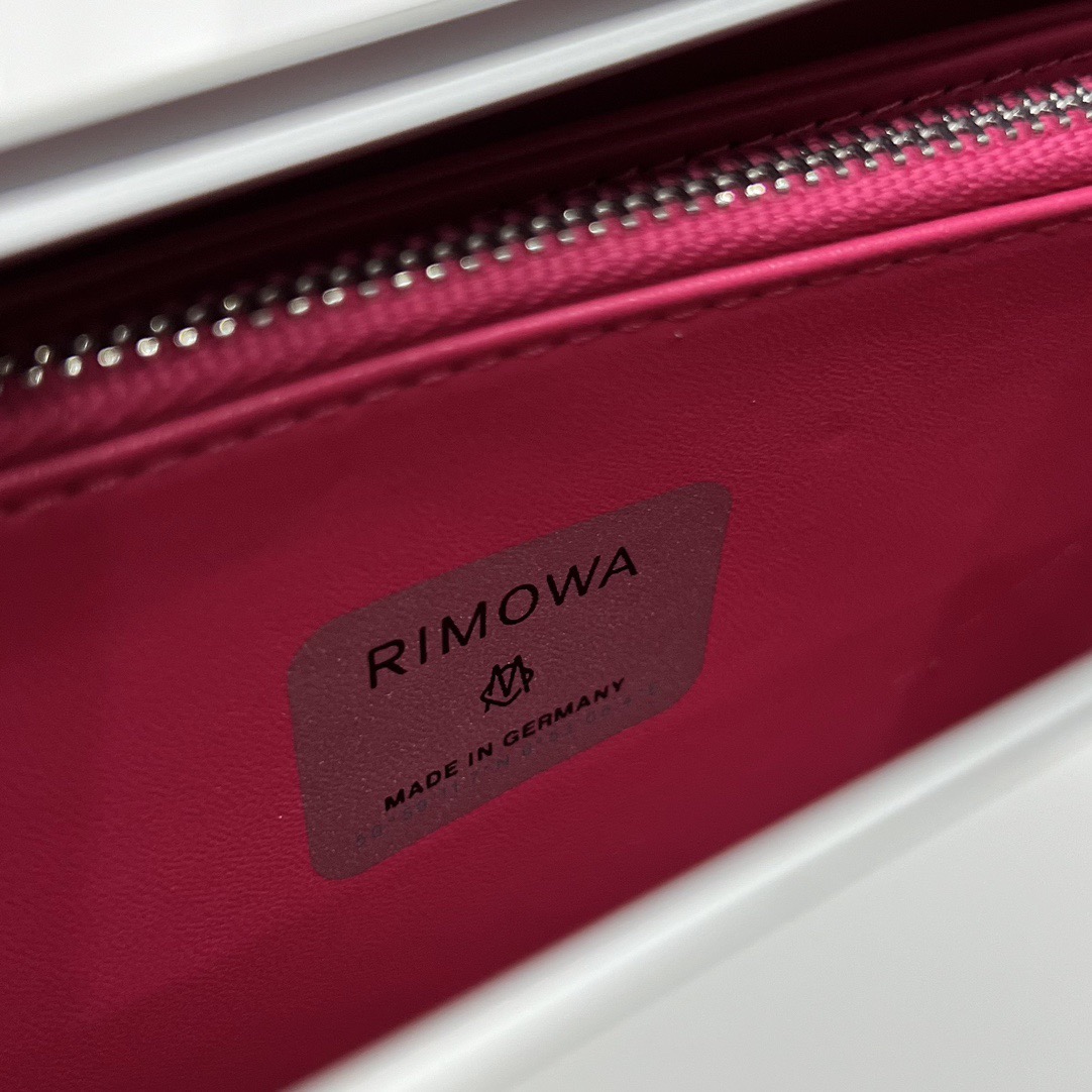 Dior Rimowa Personal Clutch White and Pink 20x13x6cm crossbody