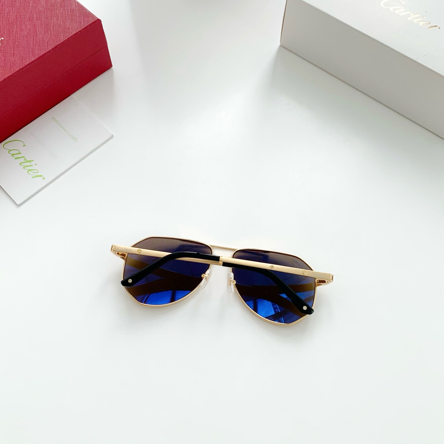 Cartier/卡地亚-型号：CT0462S · 金棕色  （蔡司镜片） 【高端产品系列】