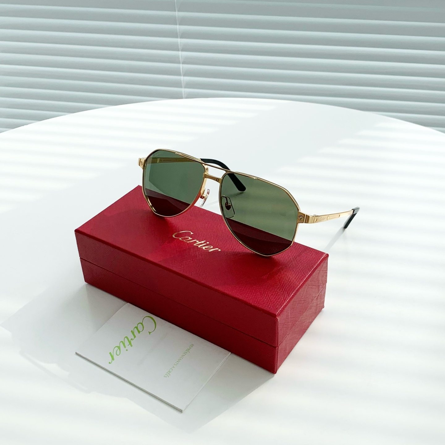 Cartier/卡地亚-型号：CT0461S · 墨绿色  （蔡司镜片） 【高端产品系列】