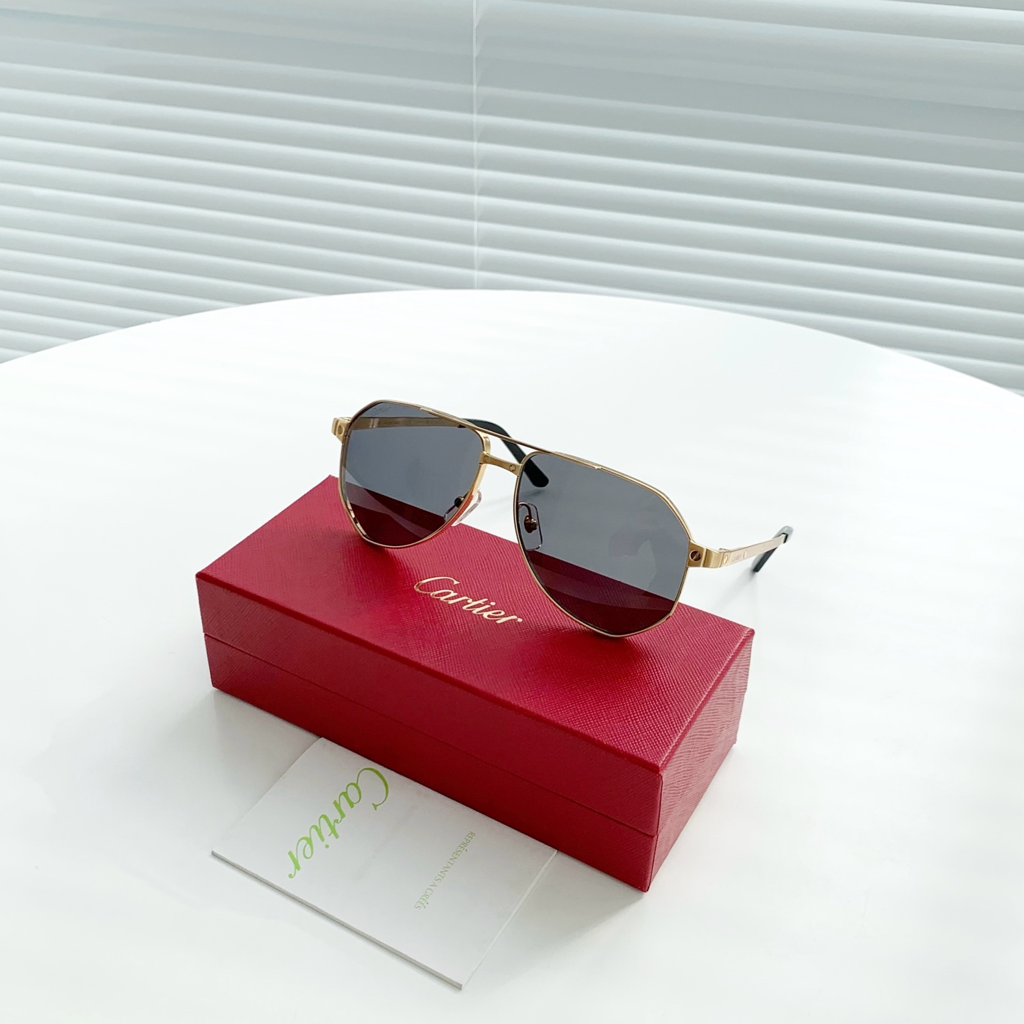 Cartier/卡地亚-型号：CT0461S · 黑灰色  （蔡司镜片） 【高端产品系列】