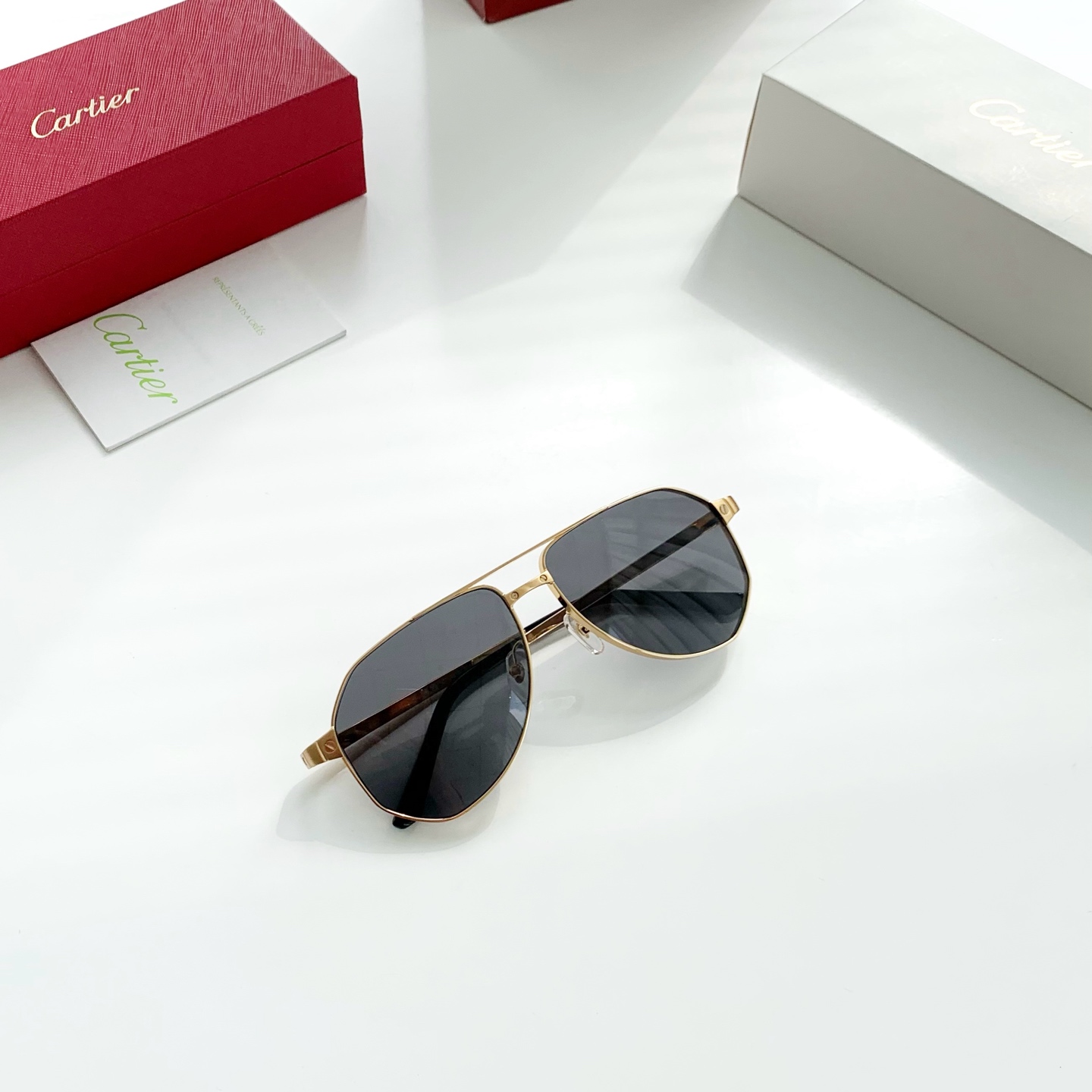Cartier/卡地亚-型号：CT0461S · 黑灰色  （蔡司镜片） 【高端产品系列】