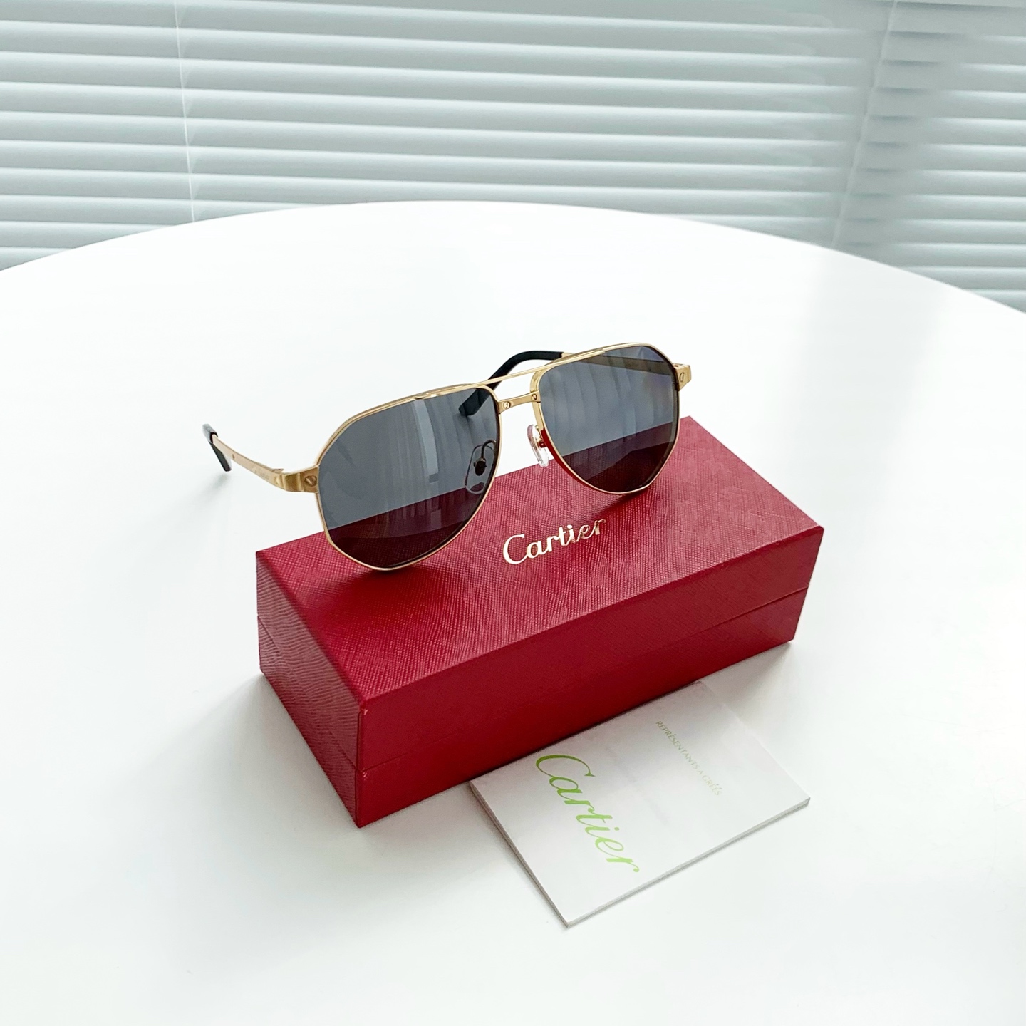 Cartier/卡地亚-型号：CT0461S · 黑灰色  （蔡司镜片） 【高端产品系列】