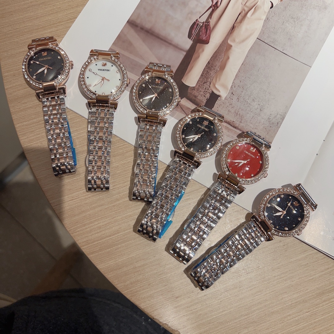 Stylish Women’s Wristwatch: Small Swan Design, Comfortable, Steel Belts, 32mm Perfect Fit - 图片 5
