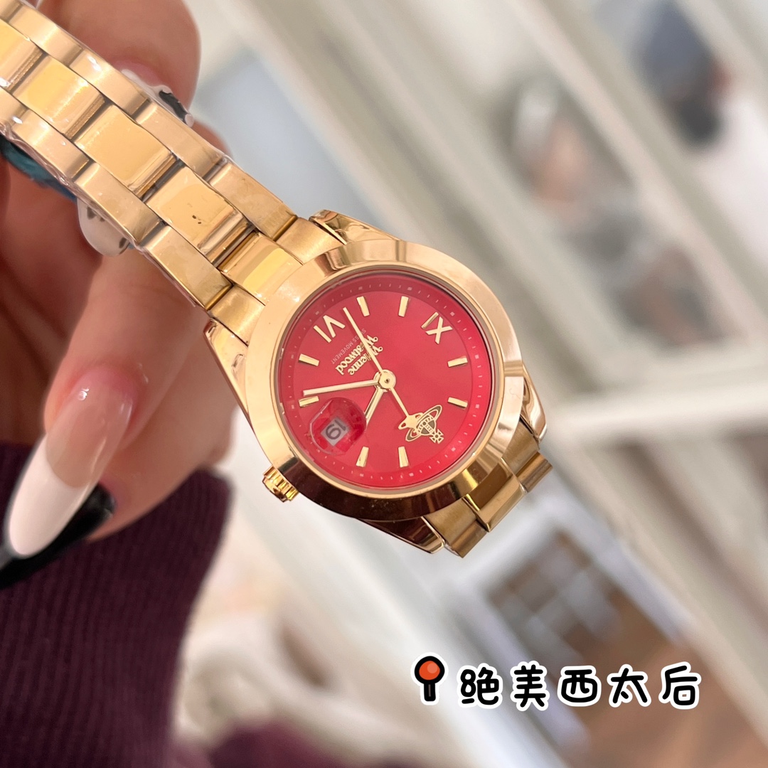 Luxurious Vivienne Westwood Queen’s Wristwatch with Roman Sculptural Saturn Markings - 图片 9