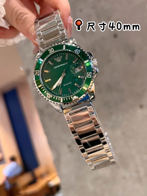 Emporio Armani Men's Green Dial Stainless Steel Bracelet Watch AR11376 1 Emporio Armani Men's Green Dial Stainless Steel Bracelet Watch AR11376