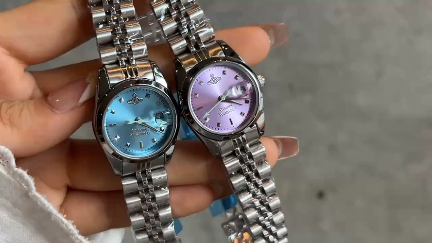 Vivienne Westwood Women's Ice Blue Stainless Steel Bracelet Watch, 29mm