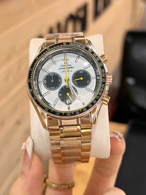 Omega Speedmaster Co-Axial Chronometer Men's Watch, Gold-Tone, 40mm 1 Omega Speedmaster Co-Axial Chronometer Men's Watch, Gold-Tone, 40mm