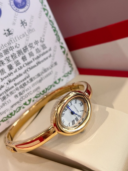 Cartier Baignoire Gold Bangle Watch - Elegant and Luxurious Timepiece 1 Cartier Baignoire Gold Bangle Watch - Elegant and Luxurious Timepiece