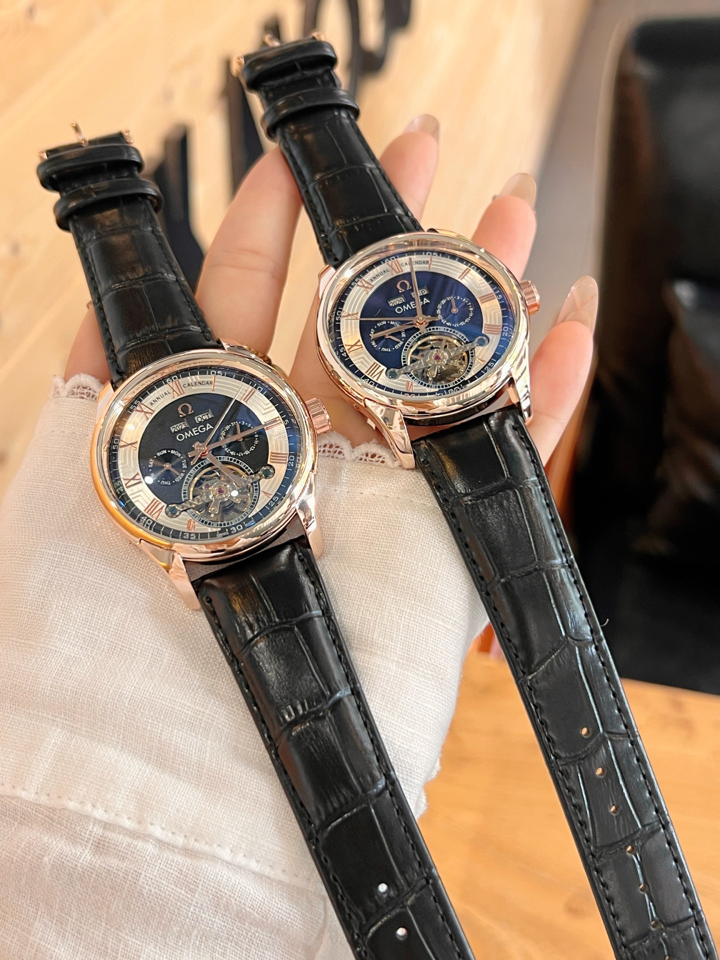 💰175
欧米加-OMEGA 九飞轮全自动机械腕表 蕴