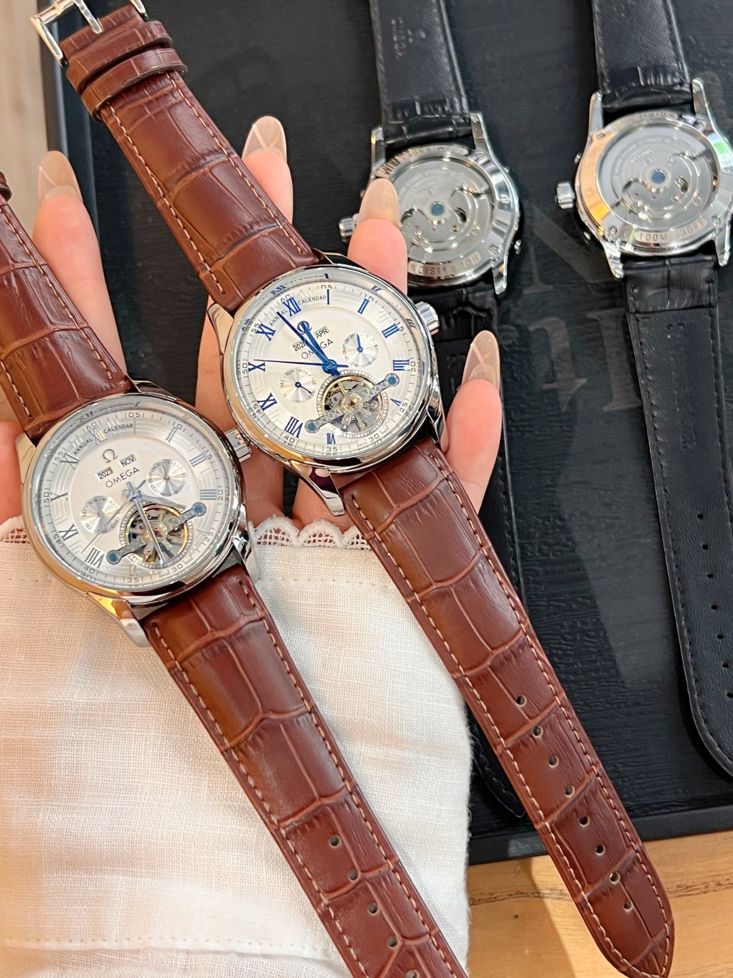 💰170
欧米加-OMEGA 九飞轮全自动机械腕表 蕴