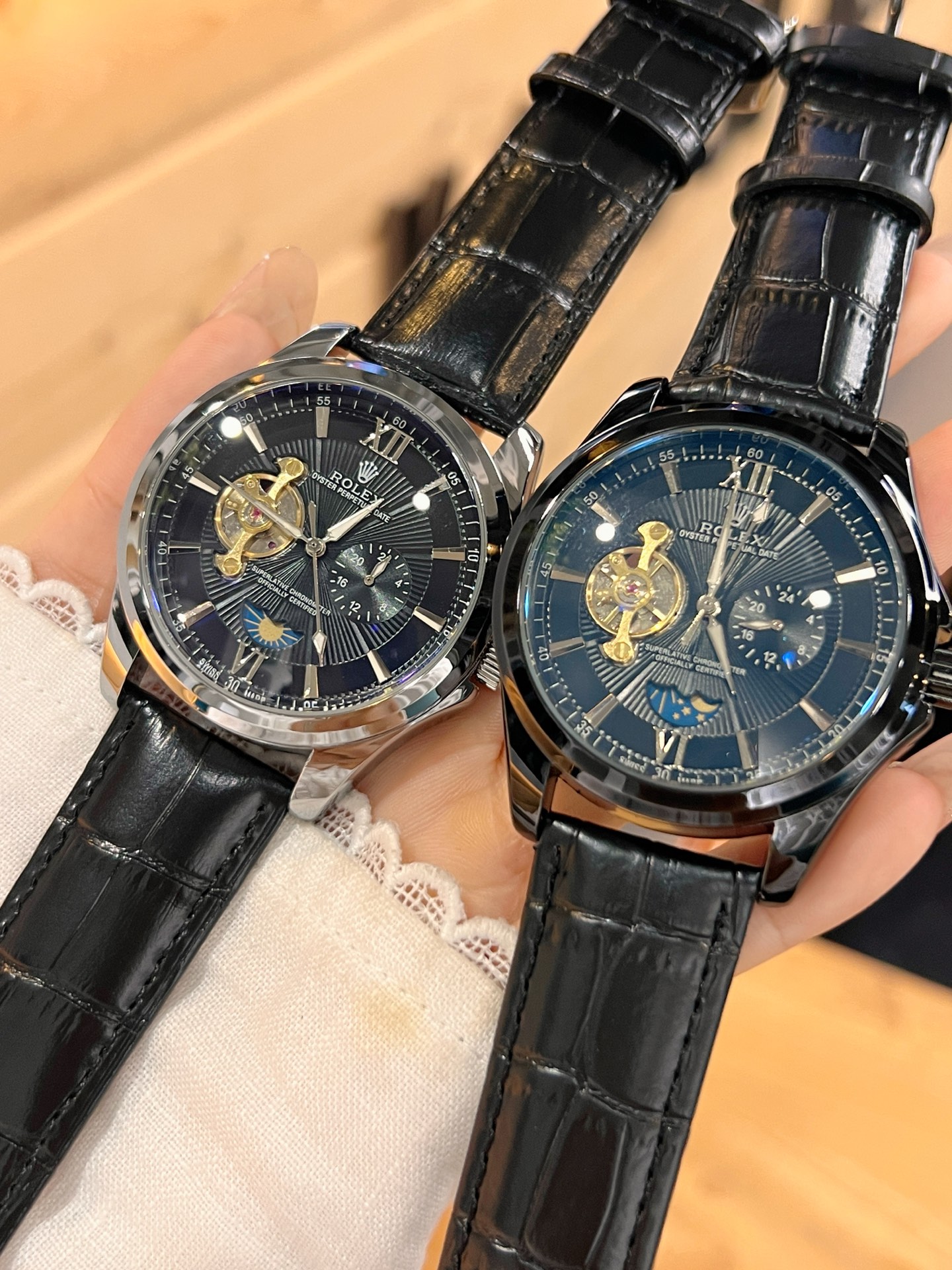 💰白110，金120
欧米加-OMEGA 九飞轮全自动