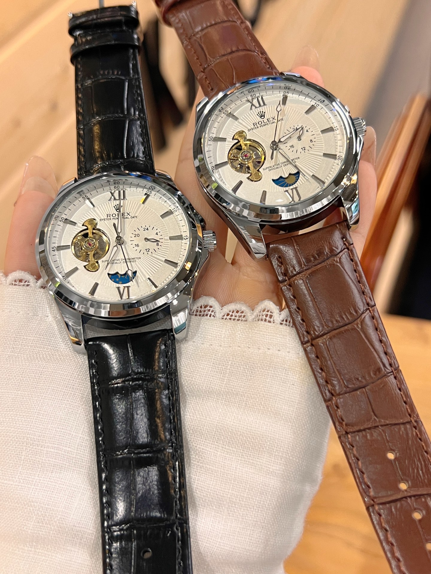 💰白110，金120
欧米加-OMEGA 九飞轮全自动