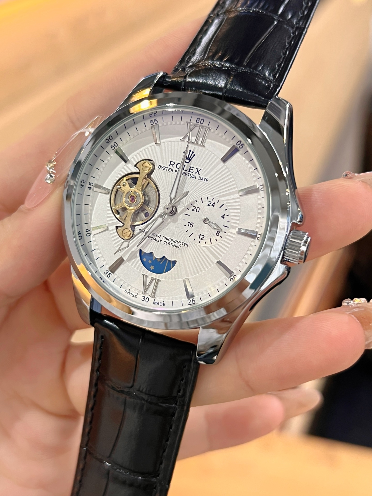 💰白110，金120
欧米加-OMEGA 九飞轮全自动