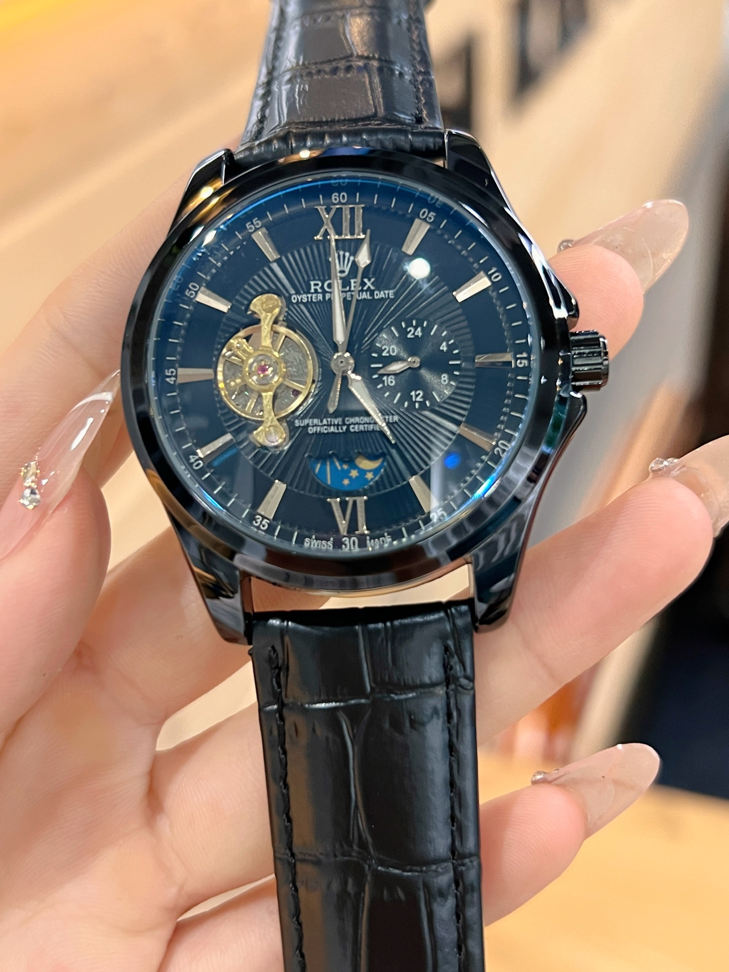 💰白110，金120
欧米加-OMEGA 九飞轮全自动