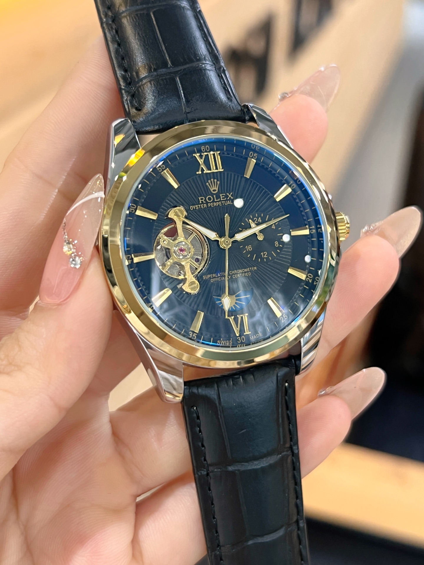 💰白110，金120
欧米加-OMEGA 九飞轮全自动