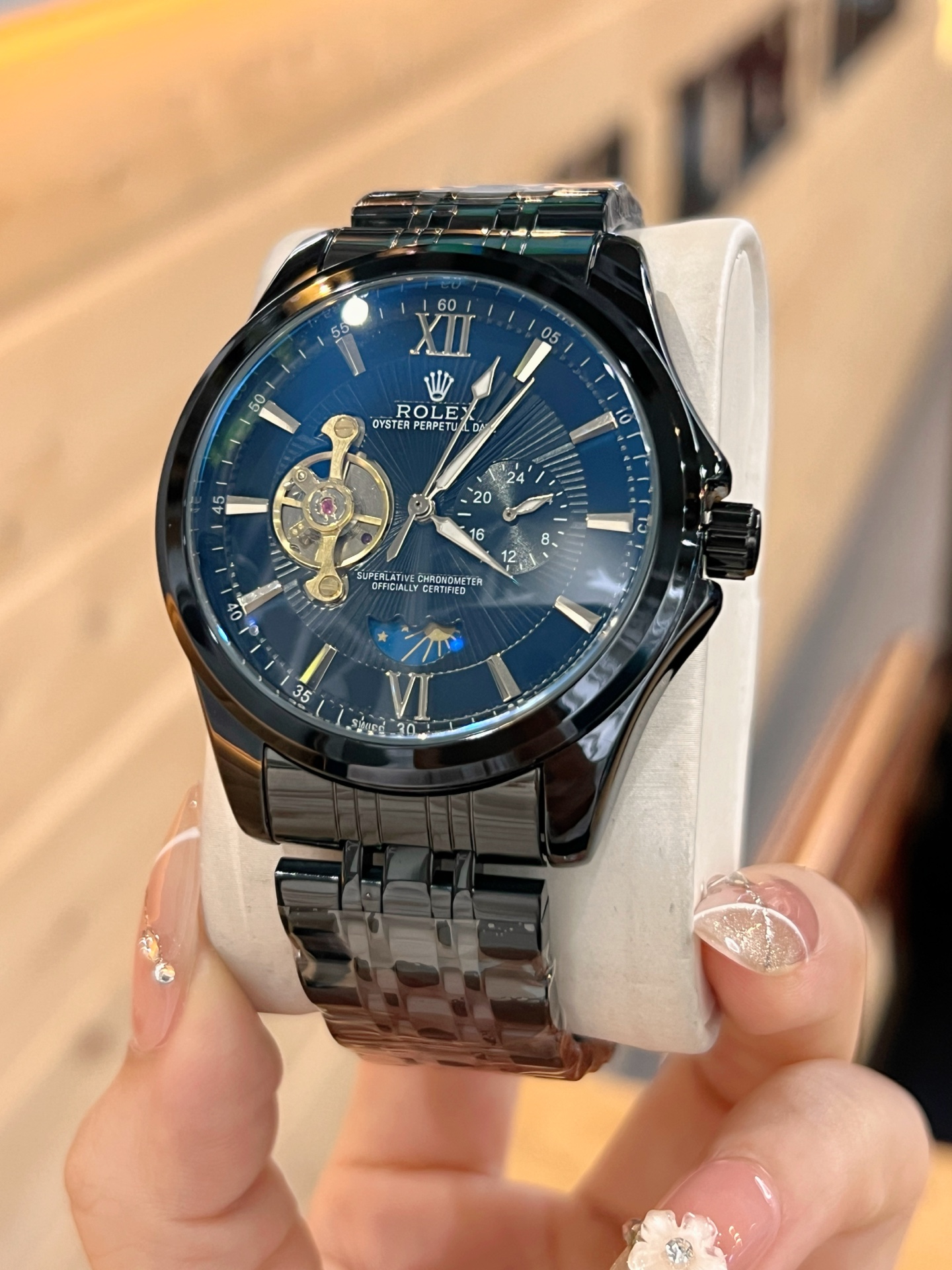 💰白125，金130
欧米加-OMEGA 九飞轮全自动