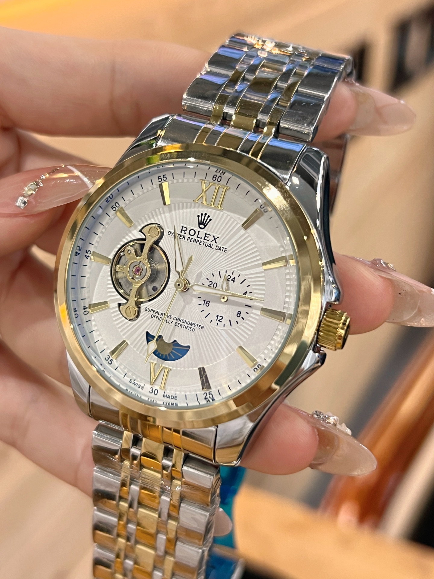 💰白125，金130
欧米加-OMEGA 九飞轮全自动