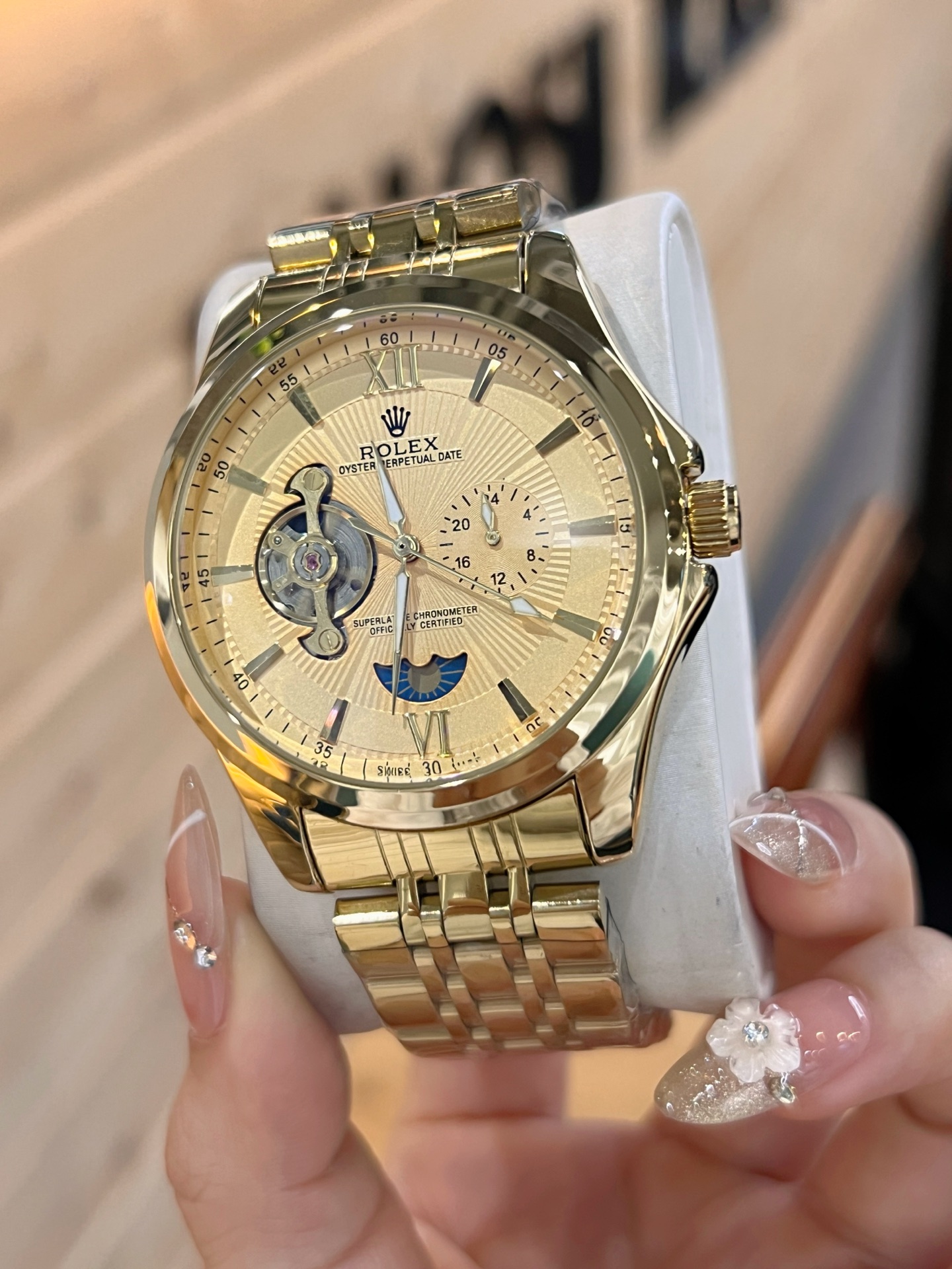 💰白125，金130
欧米加-OMEGA 九飞轮全自动