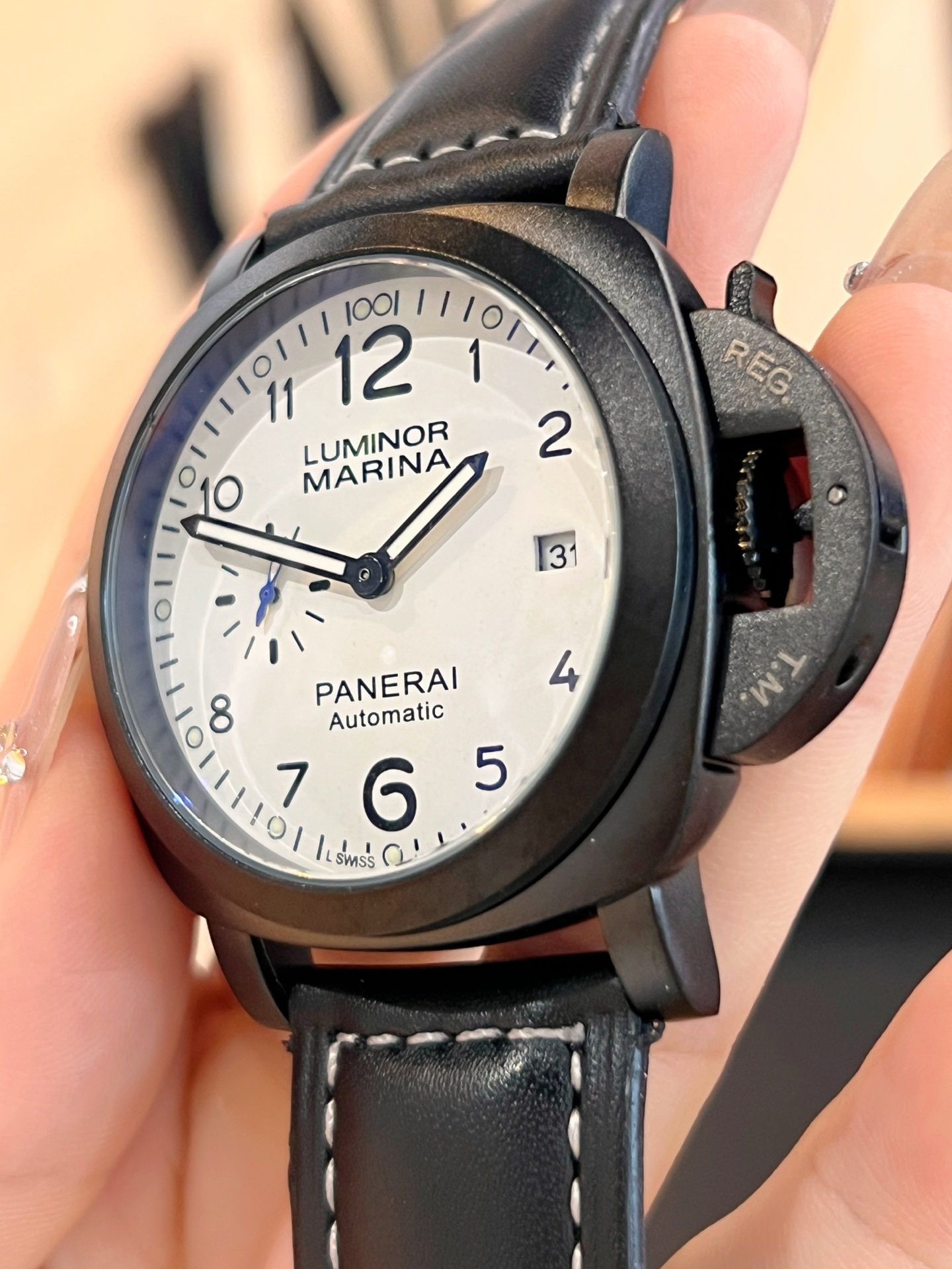 💰75
沛纳海PANERAI男表⌚超强夜光💫类型：2