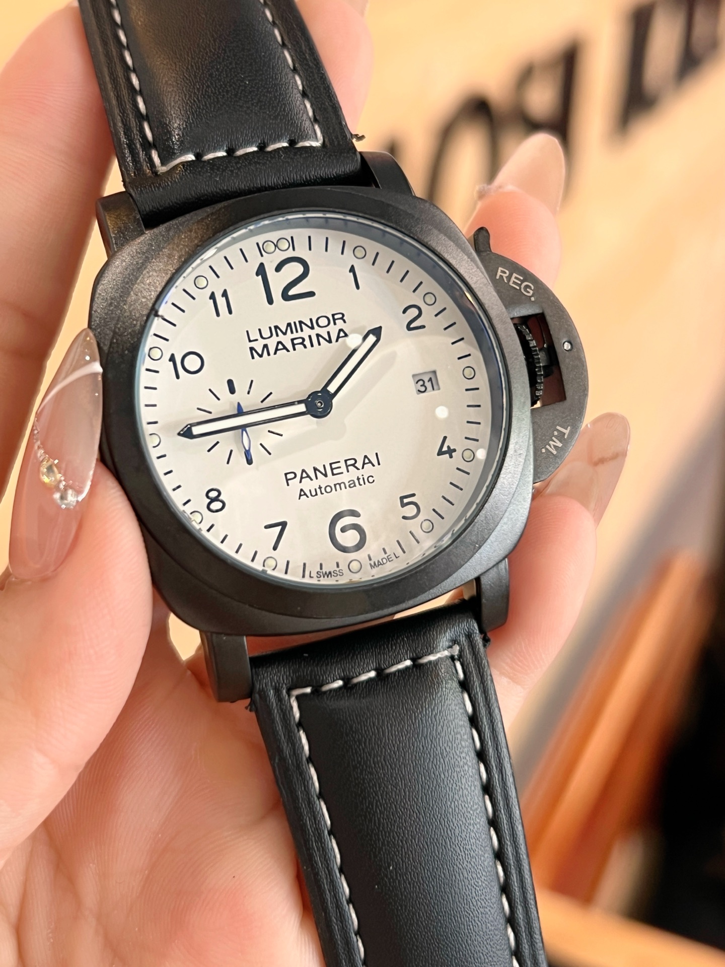 💰75
沛纳海PANERAI男表⌚超强夜光💫类型：2