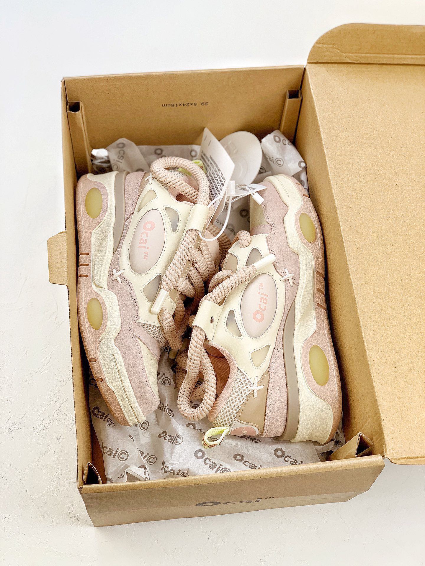 360 Ocai Retro Sneaker 复古单品 男女鞋广东原产配件超大天地盖礼盒装 OC220231