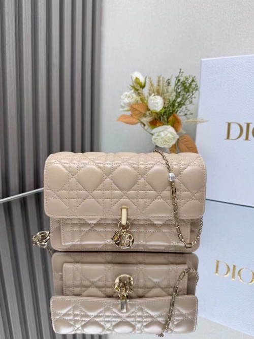 Lady Dior Pearl Chain Clutch - Luxurious Lambskin Leather Handbag 1 Lady Dior Pearl Chain Clutch - Luxurious Lambskin Leather Handbag