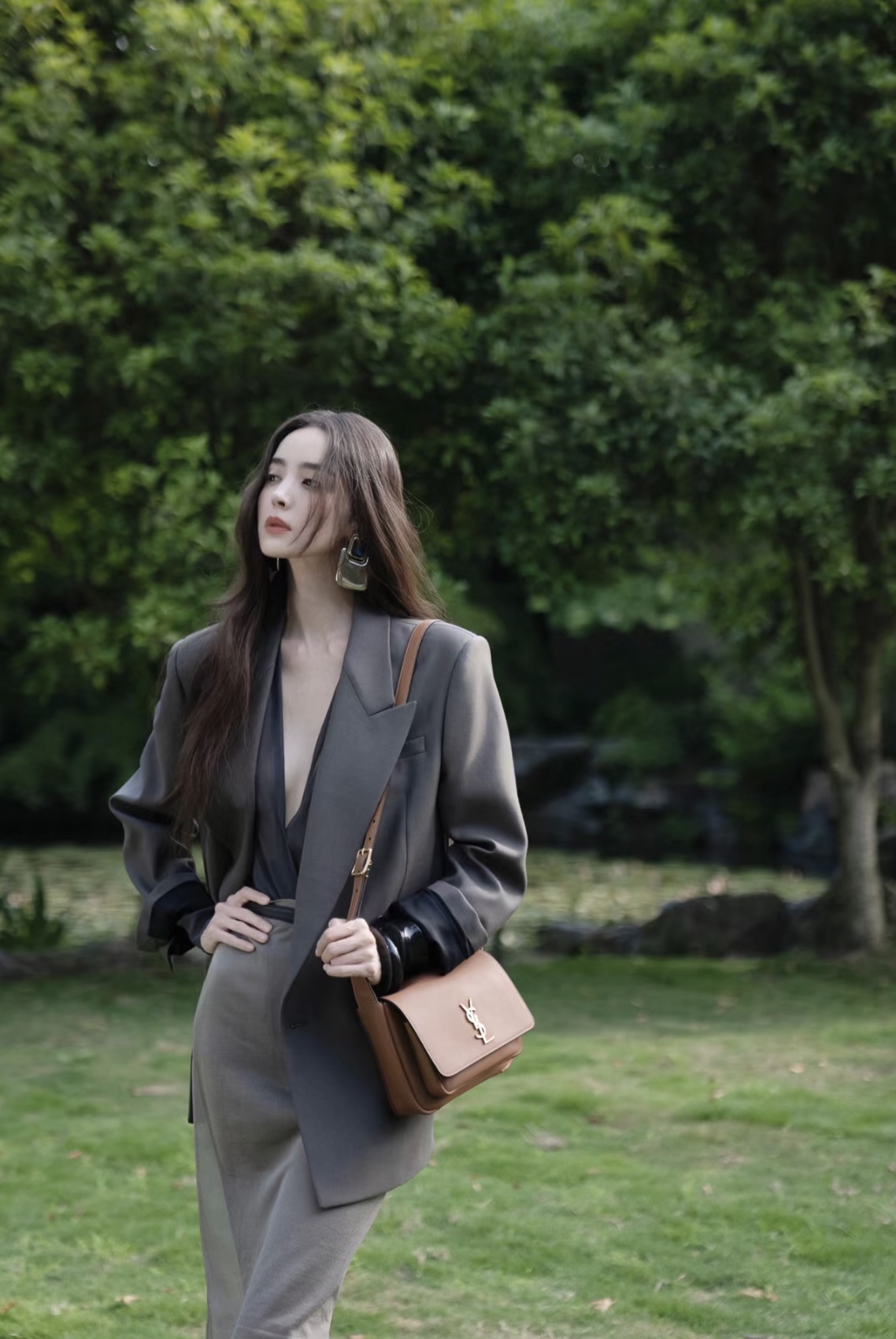 NO:479009,[Love] New [Love]!  Latest SLP 25NEW High Proportion Worn Wool Khaki Smoking Pack. Size SML., loro piana, alexander wang19860909[爱心]新款[爱心]！最新SLP 25NEW 高比例精纺羊毛卡其色吸烟装.尺码SML.,,loro piana,alexander wang,Women's clothing